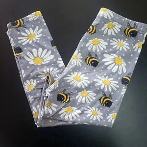 Daisy and Bee Summer Design Leggings
